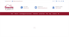 Desktop Screenshot of cornerstonefirst.com